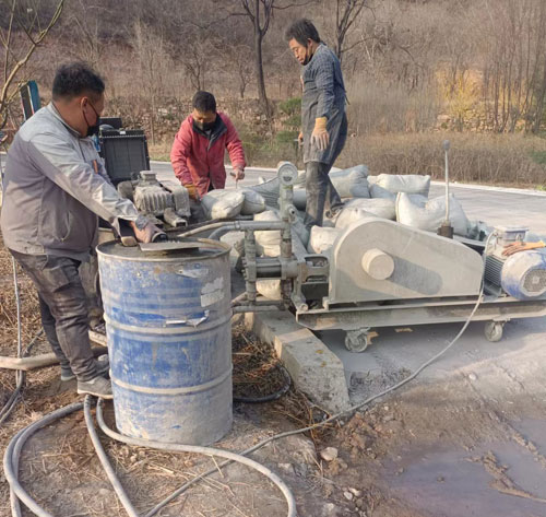 长丰路面下沉注浆